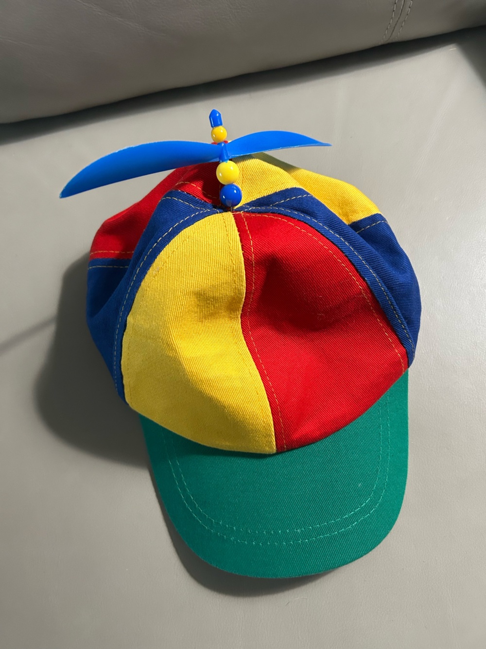Colorful Kids Propeller Beanie Hat - Red, Yellow, Blue & Green